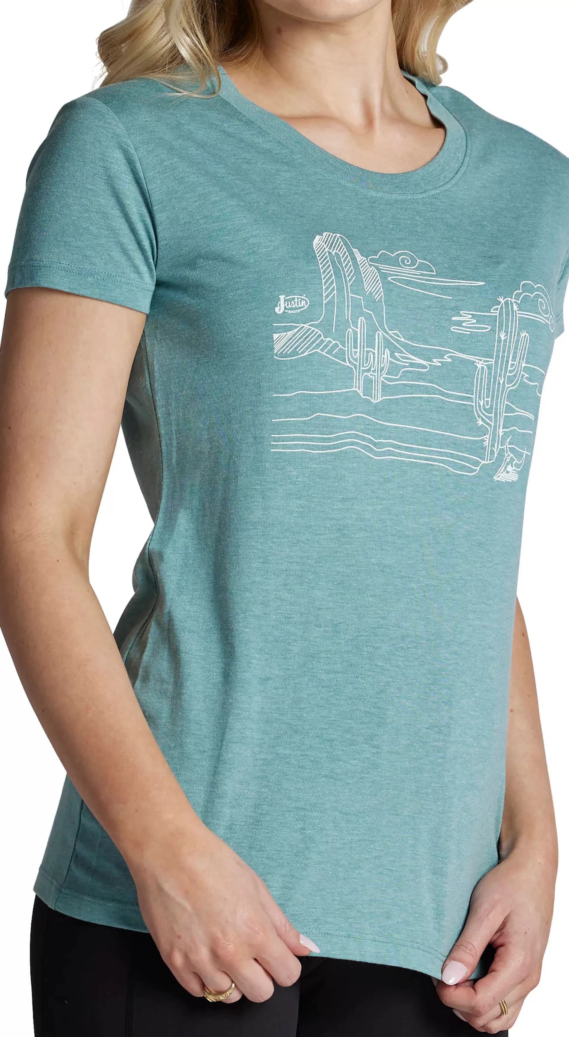 Clearance Desert Scene Tee Women T-Shirts & Tops