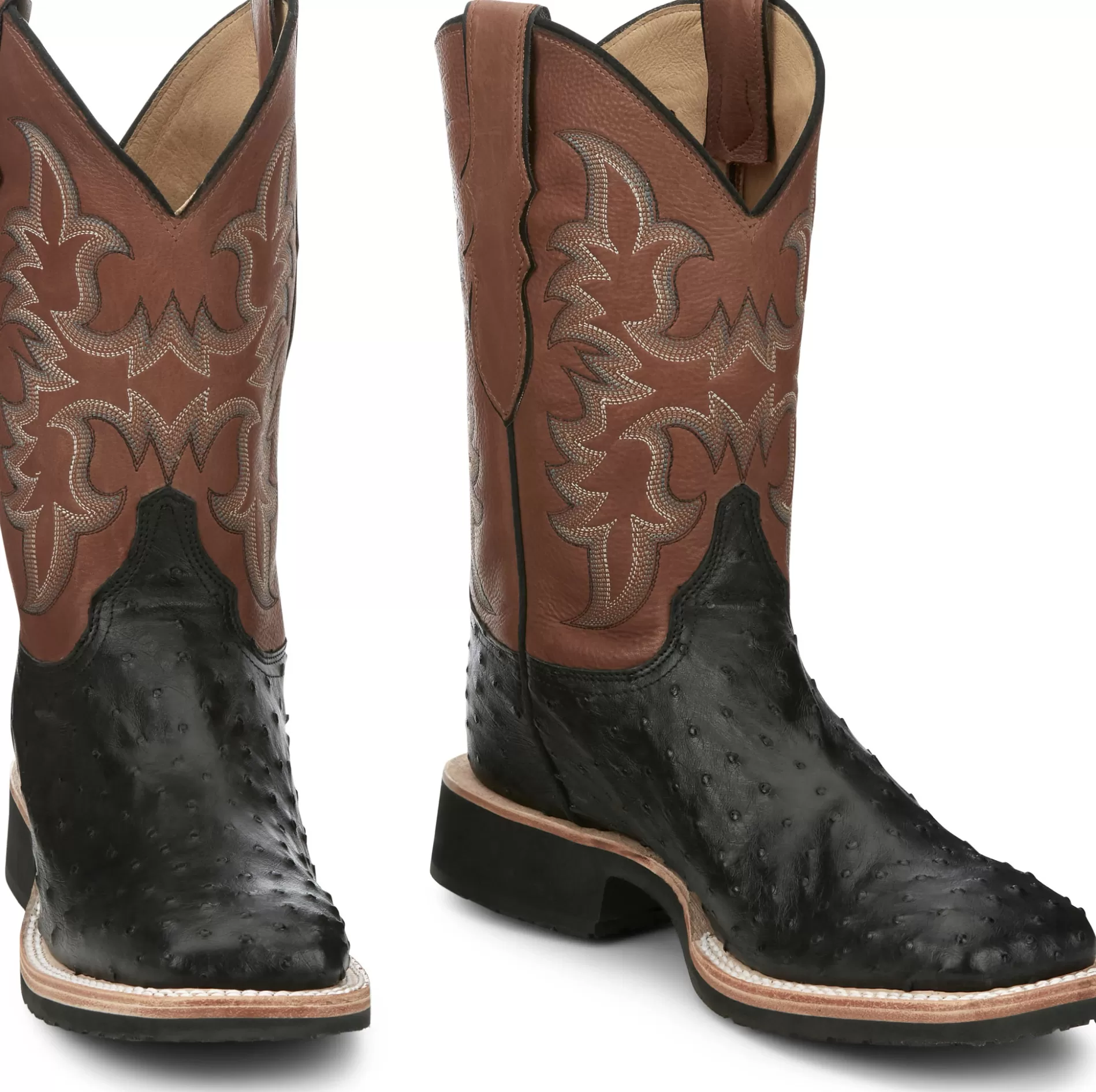 Clearance Drover 11" Full Quill Ostrich Men's Ostrich Boots | Made in USA with Global Parts