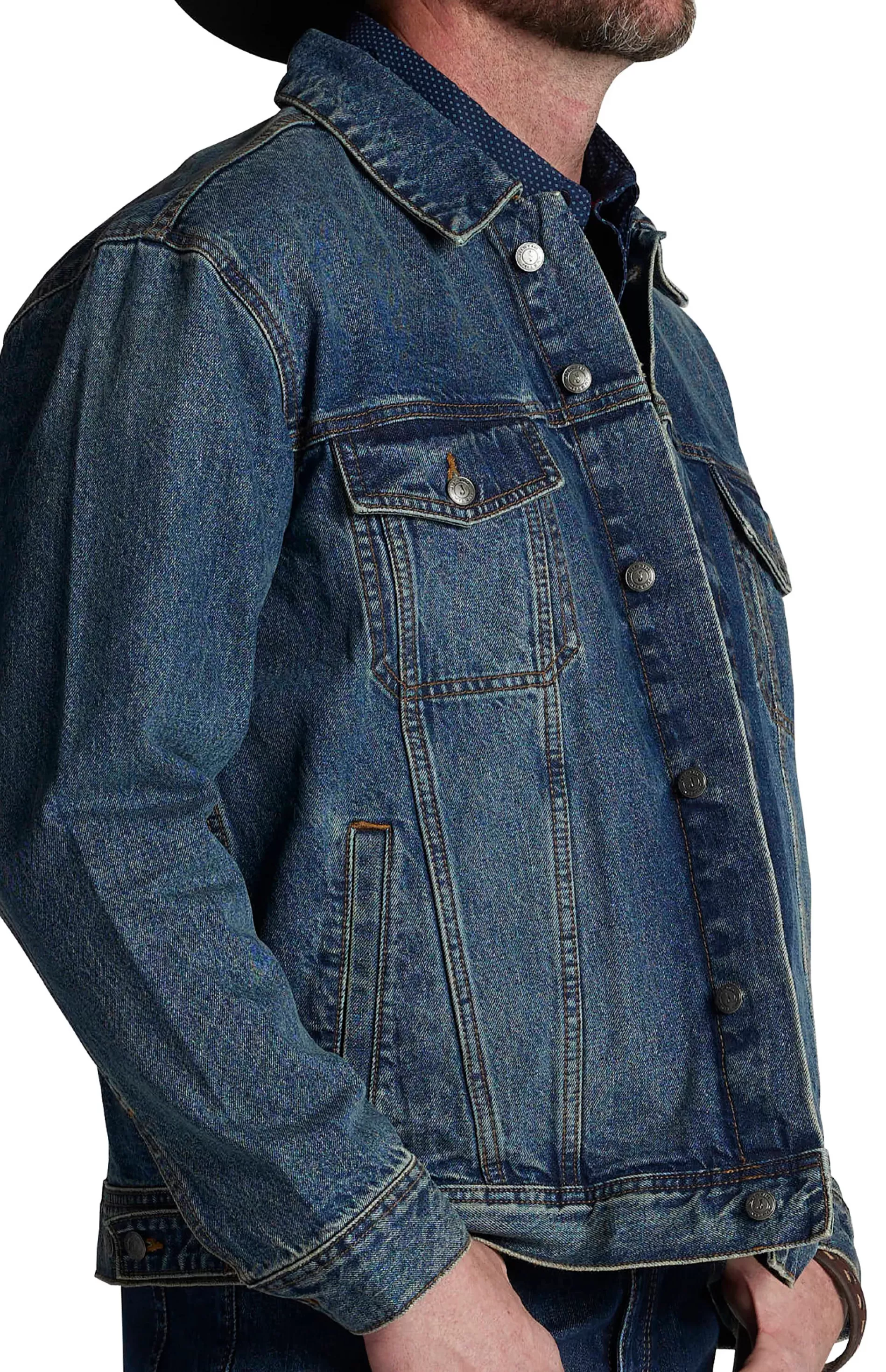 Discount Justin Denim Jacket Outerwear