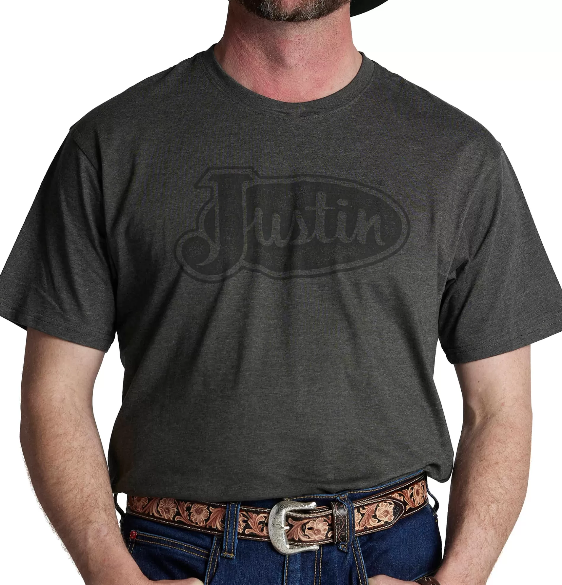 Outlet Justin Men's Logo Tee T-Shirts & Polos