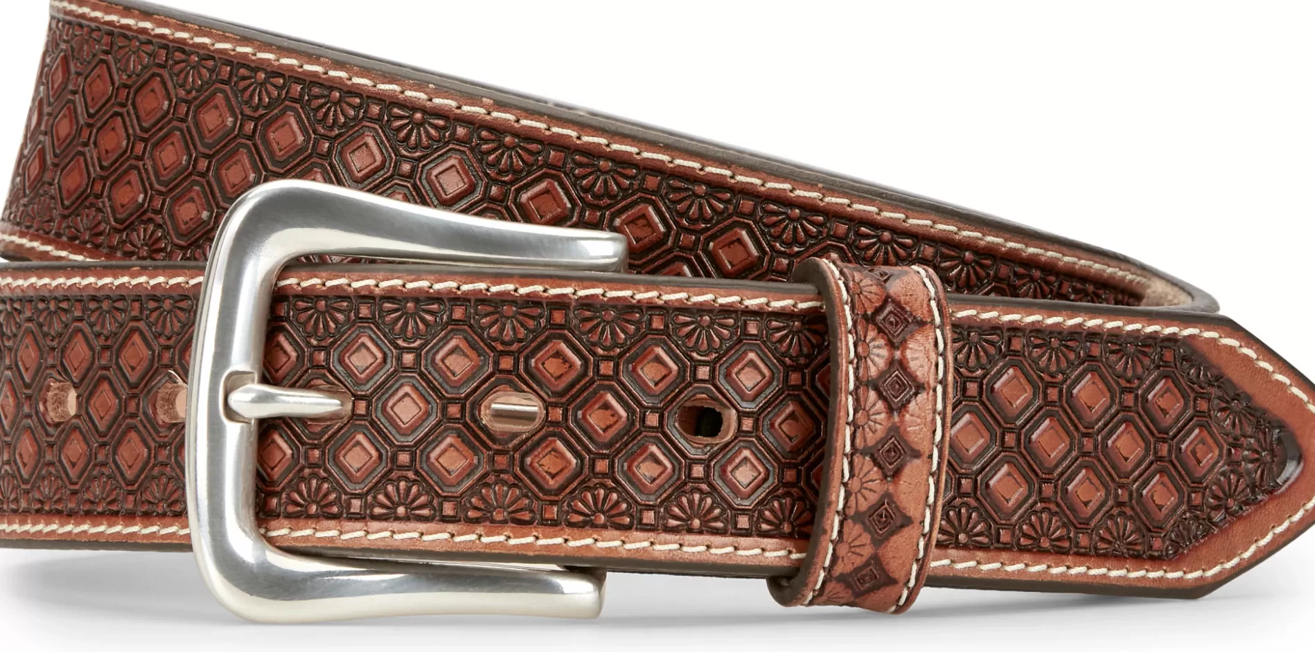 Fashion Justin Men's Saddle Creek Belt Belts