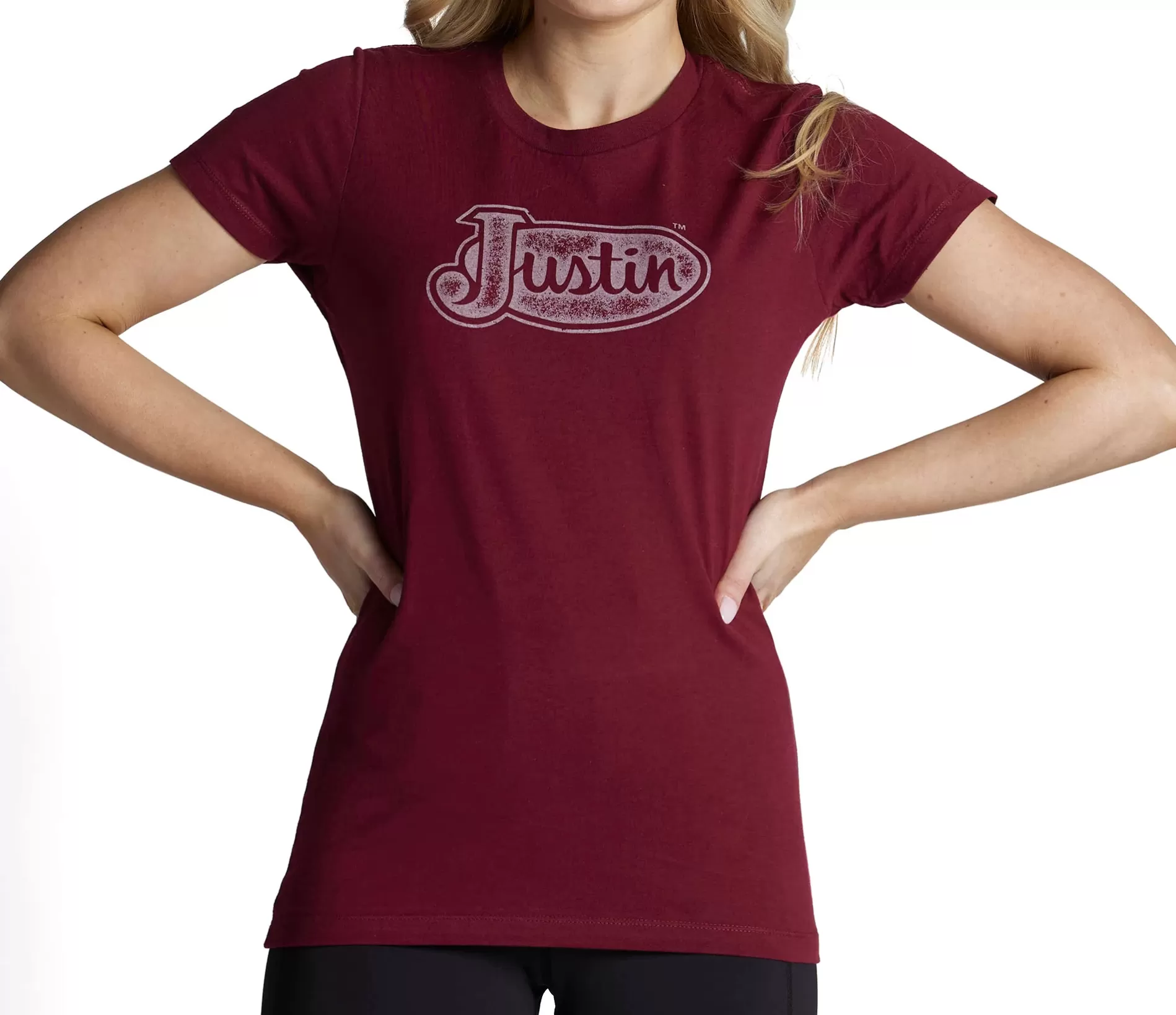 Best Sale Justin Women's Logo Tee Women T-Shirts & Tops