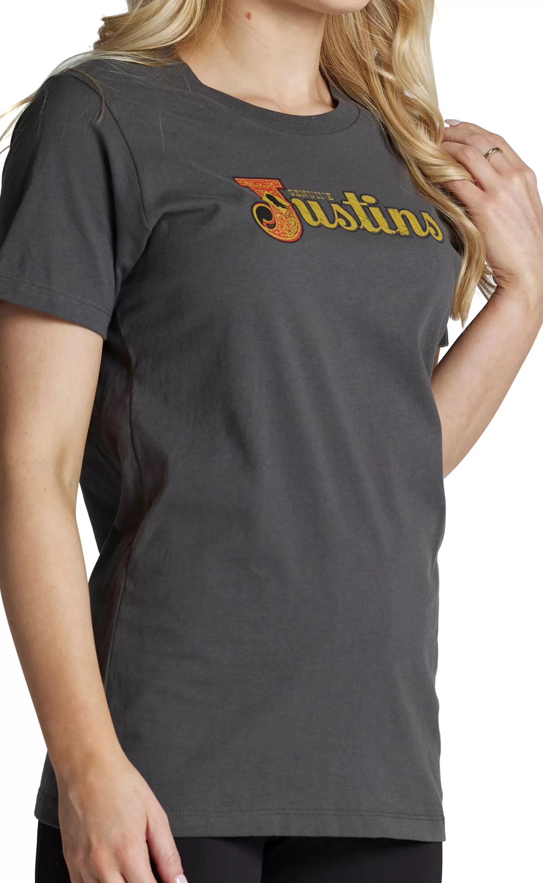 Online Justin Women's Original Logo Tee Women T-Shirts & Tops