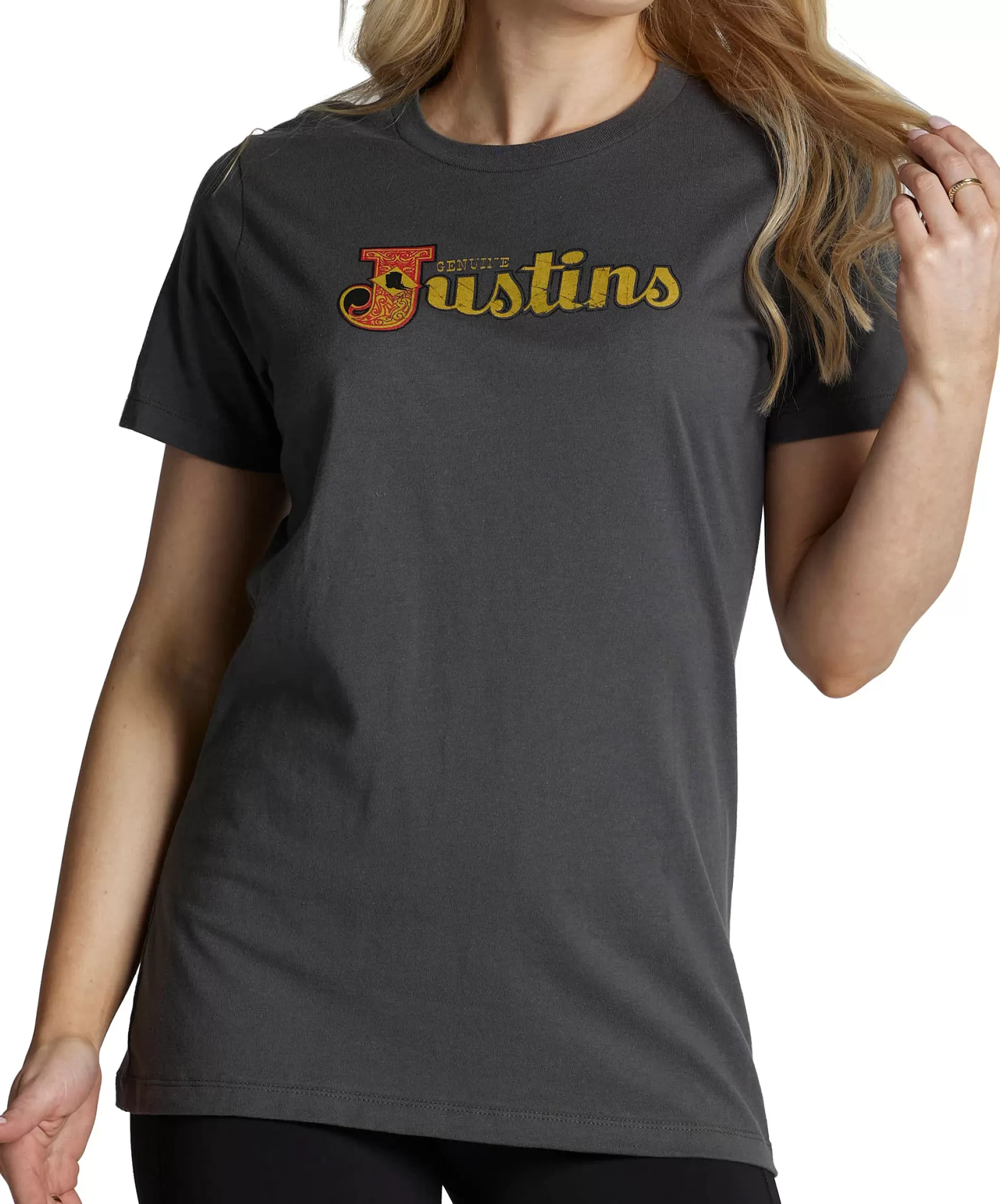 Online Justin Women's Original Logo Tee Women T-Shirts & Tops