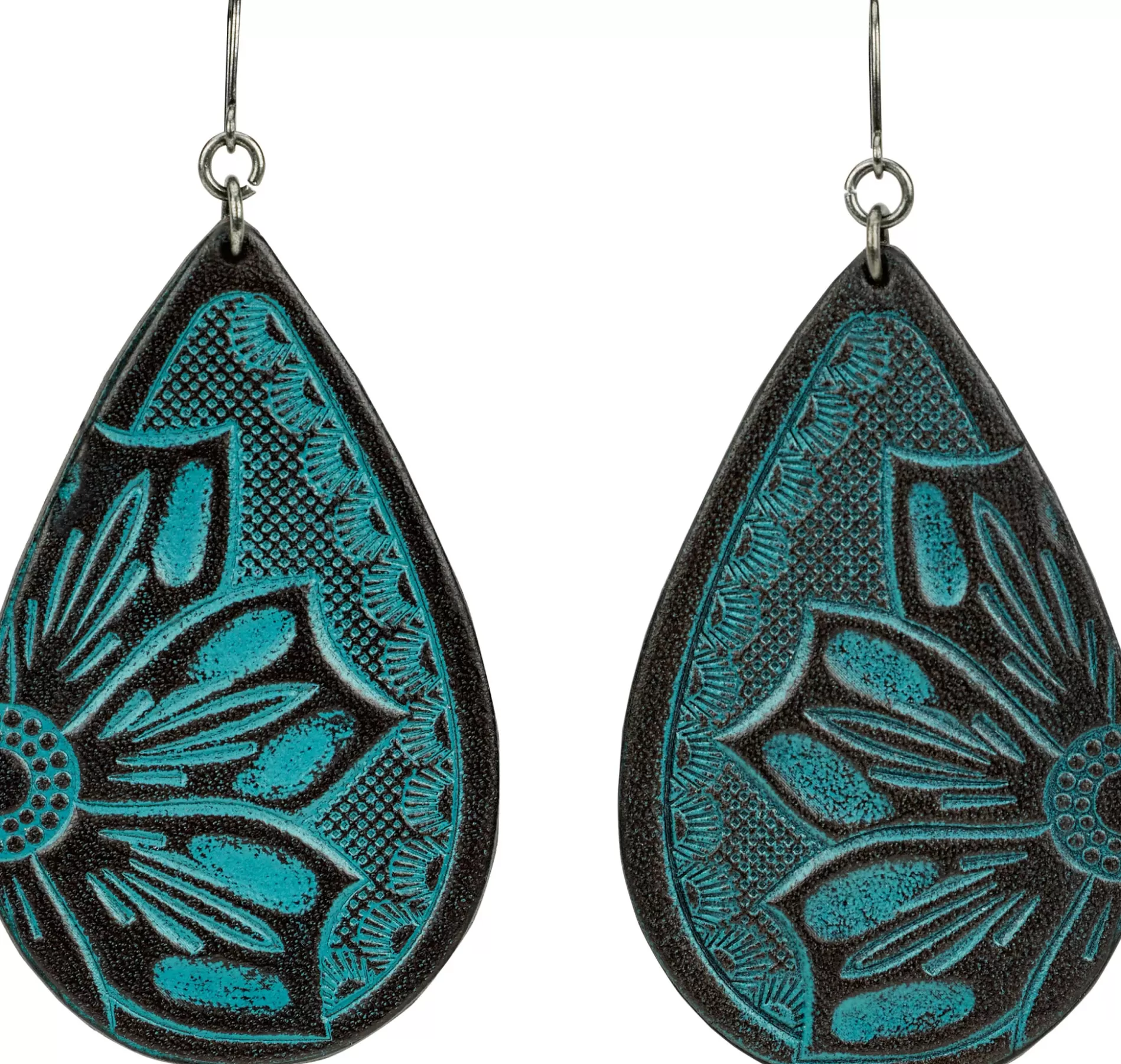 Cheap Justin Women's Tooled Leather Earrings Women Jewelry