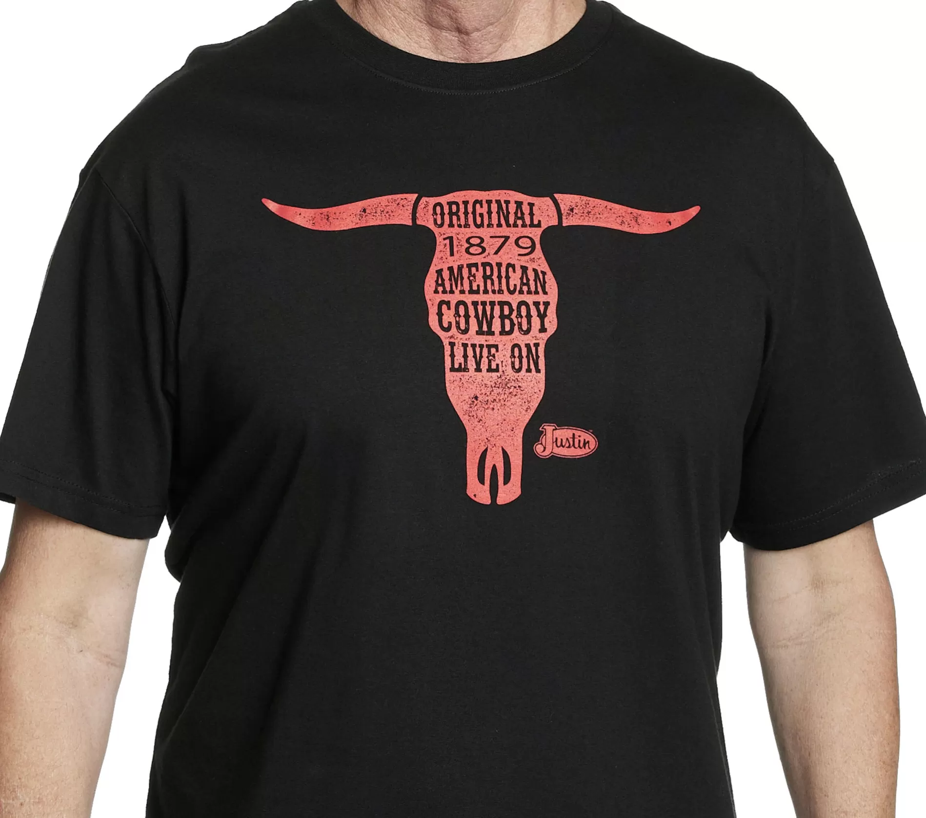 Discount Men's Cowboy Live On Tee T-Shirts & Polos