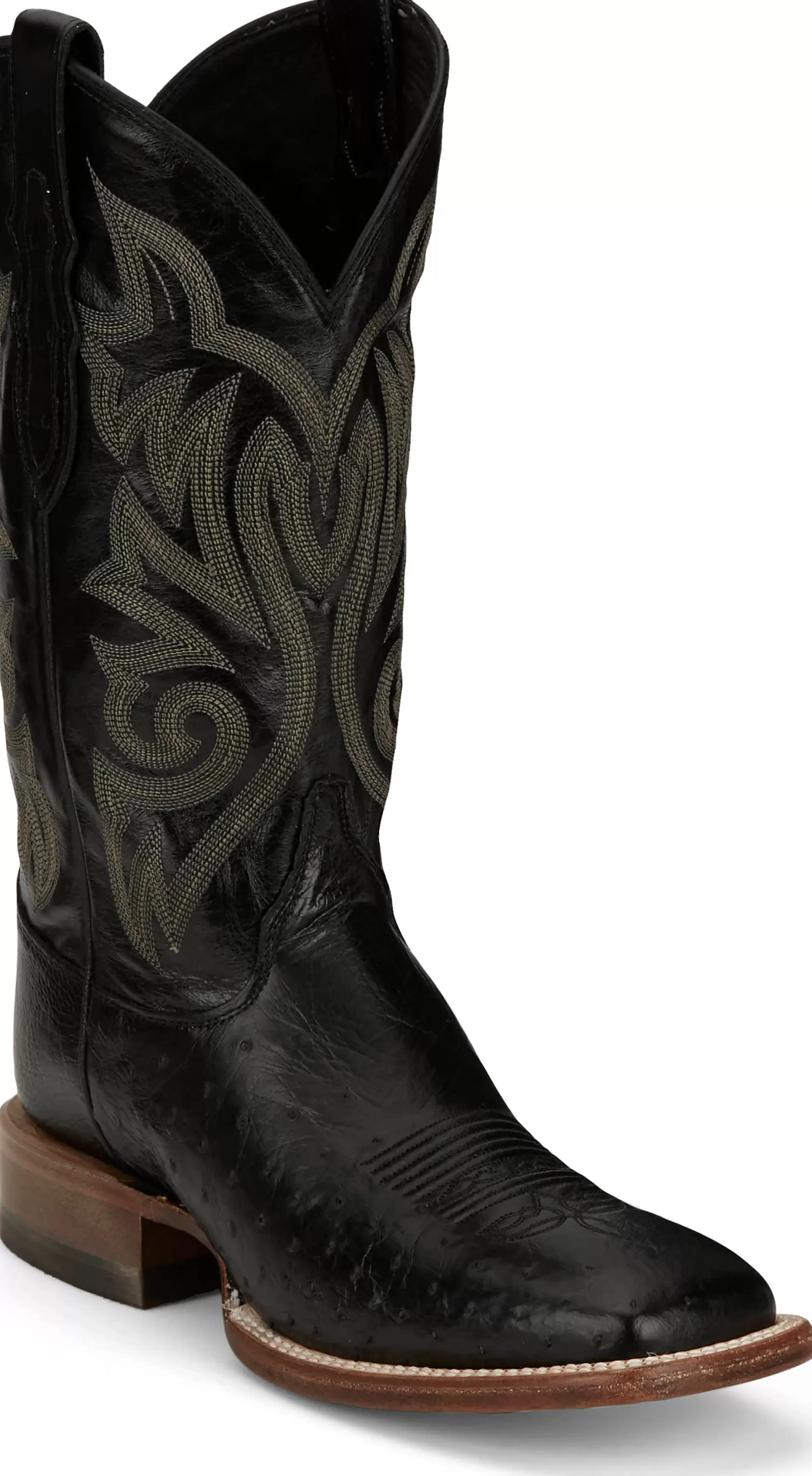 Outlet Pascoe 13" Smooth Ostrich Men's Ostrich Boots | Made in USA with Global Parts