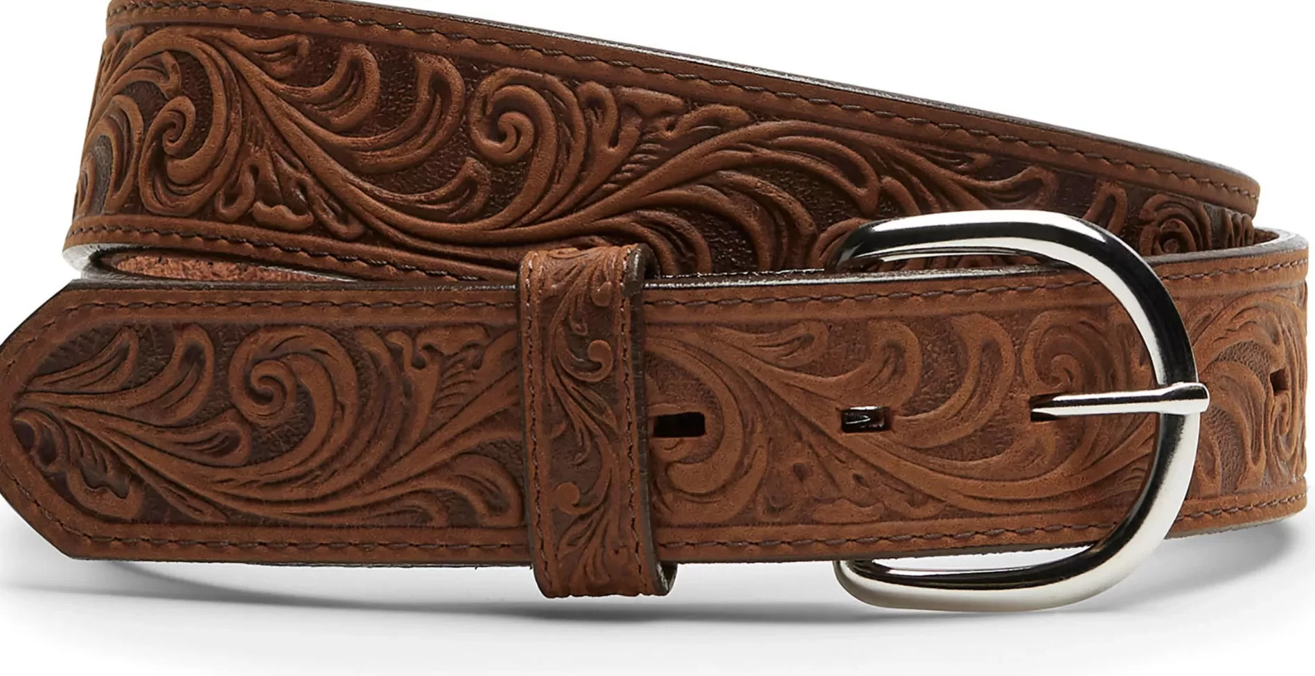 New Scroll Tooled Belt Belts