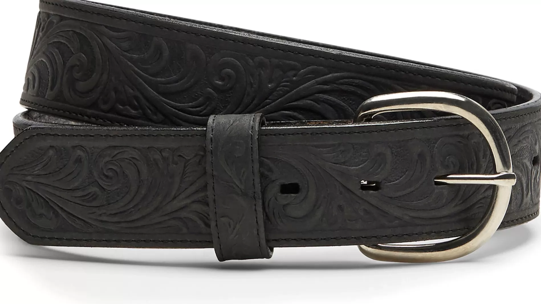 Sale Scroll Tooled Belt Belts